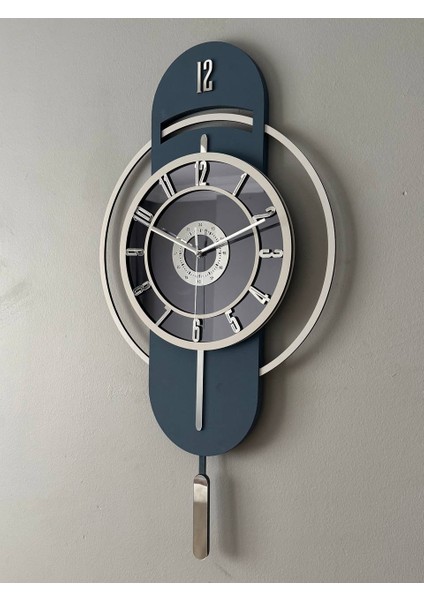 Ortası Aynalı Ahşap Duvar Saati – Sessiz Mekanizma, Şık Ev Dekoru (30–85 Cm) modelleri