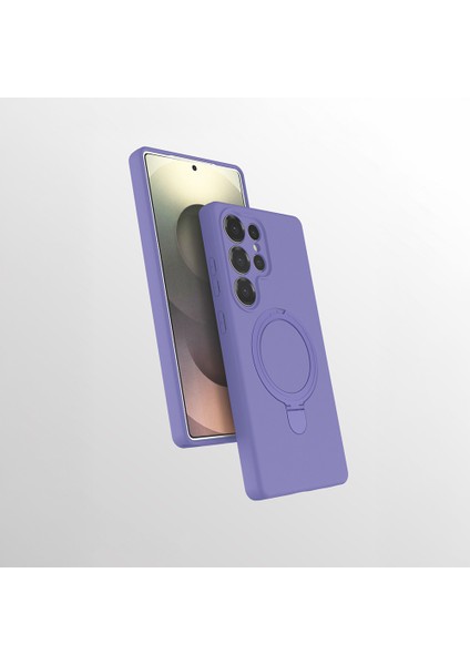 Galaxy S25 Ultra Kılıf M-Safe Şarj Özellikli Standlı Mryn Samara Kapak - Pembe fiyatları