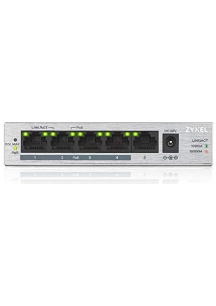 5 Port Gigabit Unmanaged Switch | 4x Poe+ | 60 Watt fiyatları