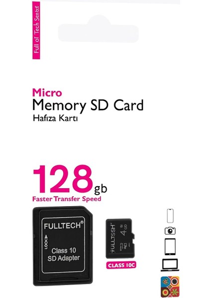 16 GB Micro Sd Hafıza Kartı - 10, Uhs-I, Yüksek Hız, Full Hd Video Kayıt, Telefon, Tablet, Kamera, Drone, Navigasyon, Suya ve Darbeye Dayanıklı, (16, Gb)