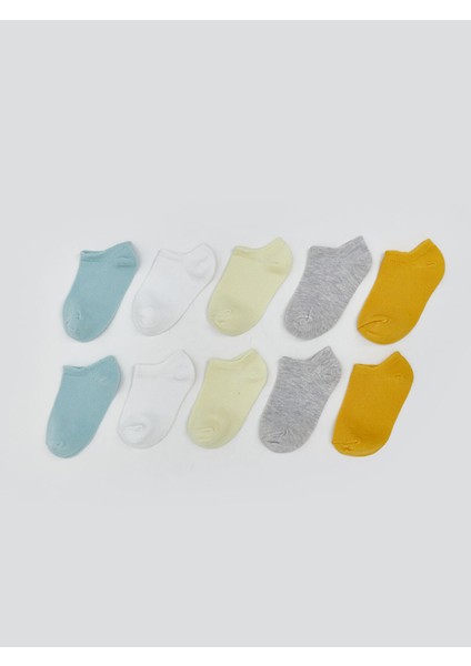 Yeni Sezon Basic Erkek Bebek Patik Çorap 10'lu