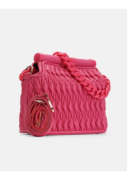 Bag Midnight Elegance Fuşya Zincir Detaylı Suni Deri Kadın Kol ve Omuz Çantası fiyatları
