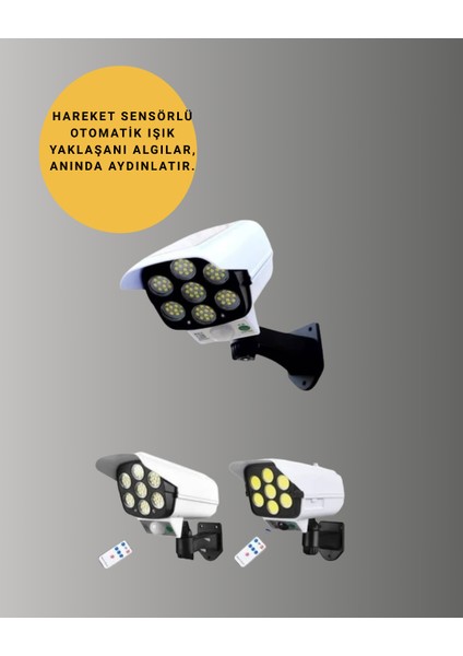 Kamera Görünümlü Bahçe Lamba indirimleri