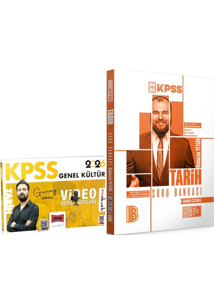 2026 Kpss Tarih Video Ders Notları Günay Göktaş - 2026 Kpss Tarih Tamamı Çözümlü Soru Bankası