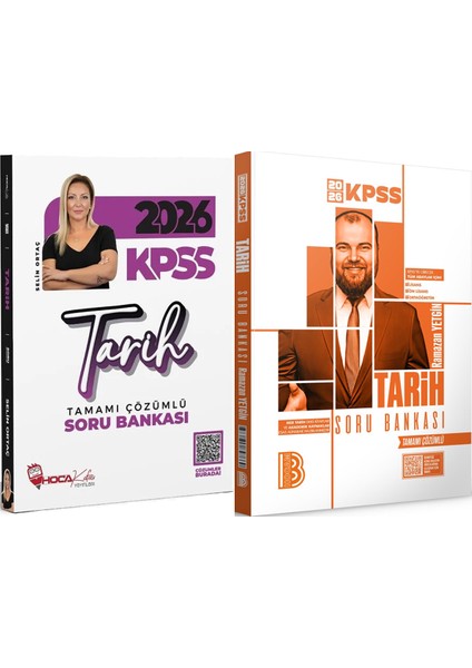 2026 Kpss Tarih Soru Bankası Çözümlü Selin Ortaç - 2026 Kpss Tarih Tamamı Çözümlü Soru Bankası