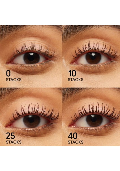 Yeni Chestnut Kahverengi Tonunda Macstack Maskara 12ML / Doğal Görünen Kirpikler fırsatları