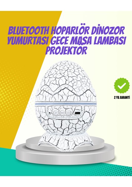 Çocuk Odası Için Galaxy Projektör + Beyaz Gürültü + Uzaktan Kumandalı