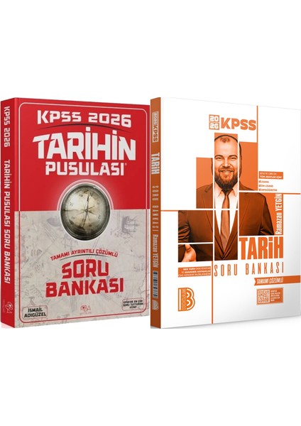 2026 Kpss Tarihin Pusulası Soru Bankası - 2026 Kpss Tarih Tamamı Çözümlü Soru Bankası