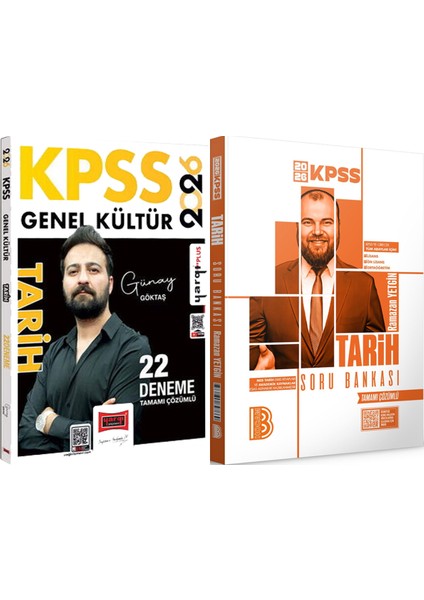 2026 Kpss Tarih 22 Deneme Günay Göktaş - 2026 Kpss Tarih Tamamı Çözümlü Soru Bankası