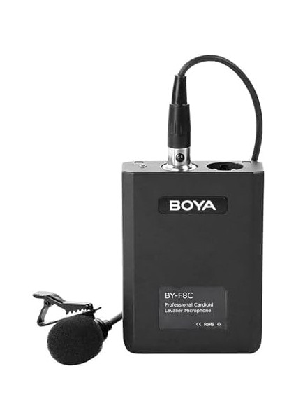 Boya BY-F8C Tek Yönlü Akustik Vokal Yaka Mikrofonu modelleri