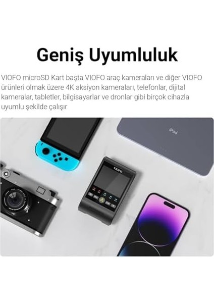 Endurance 256GB 10 A2 V30 100MB/S Okuma 90MB/S Yazma Micro Sd Hafıza Kartı modelleri