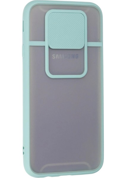 Samsung Galaxy J7 Pro / J730 Kılıf Palm Buzlu Kamera Sürgülü Silikon - Turkuaz - NHR3109-3788 modelleri