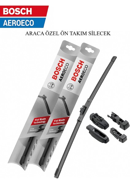 Honda Cr-V 2014 Model Ön Silecek Takımı Bosch Aeroeco (Flat Wiper)