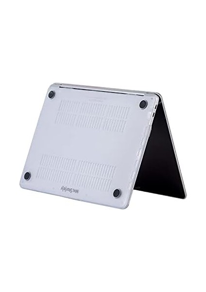 Air M1 Kılıf 13 Inç Uyumlu Sert Kapak Koruyucu Mermer Desenli Touchıd M1 Air A2337 A2179 A1932 Gri modelleri