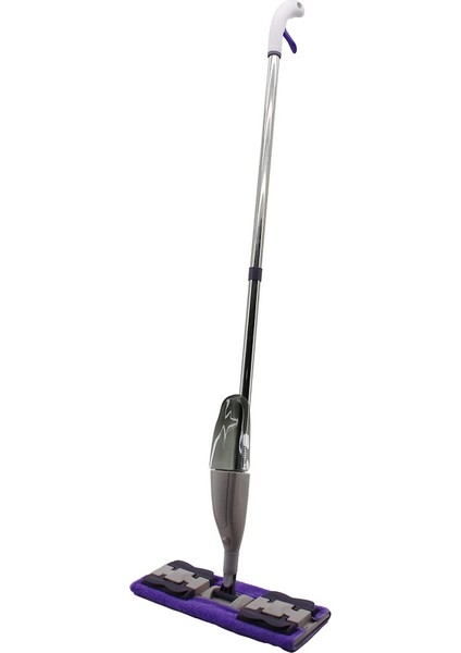 Spreyli - Su HAZNELI=270ML Mandallı Yüzey Temizlik Palet Mop M.fiber Paspas M.SAP=115CM- 360° BRKT-910149 (5148)