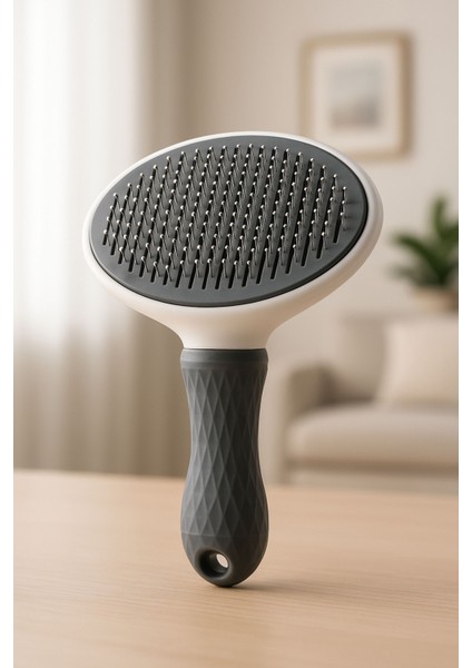 Evcil Hayvan Fırçası Otomatik Temizlenen Yapıda Kedi Köpek Tüy Toplayıcı Tarak Fırça Casapetra indirimleri