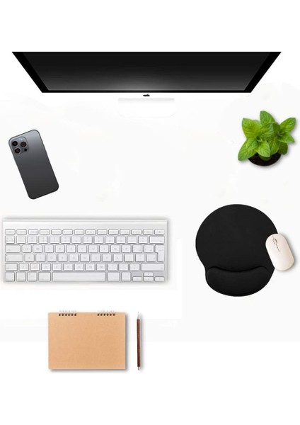 Mouse Pad Bilek Destekli Jel Mouse Pad,ergonomik Kaymaz Taban,oyun ve Ofis Için Fare Altlığı,suya Dayanıklı, Renk Seçenekli, 26X21CM Ideal Ölçü (Siyah) modelleri