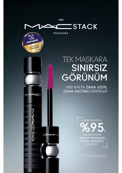 New Macstack Mascara Mega Brush (Can Be Applied In Layers) fırsatları