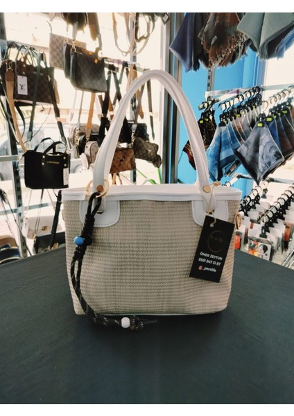 Tek Gözlü Bayan Hasır Çanta