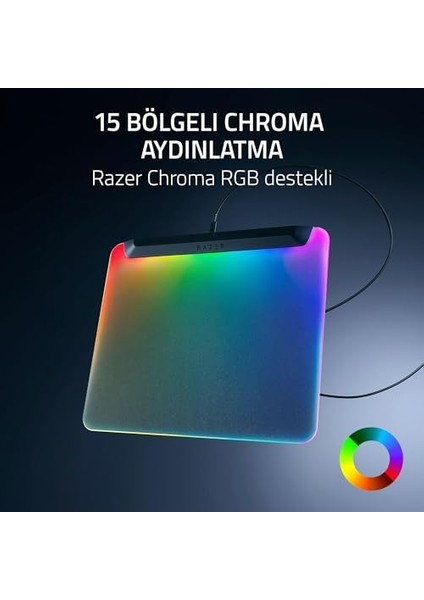 Firefly V2 Pro - Rgb Arkadan Aydınlatmalı Oyun Mouse Matı - Entegre USB Bağlantı Noktası (15 Bölge LED Aydınlatma, Optimum Izleme Için Mikro Kazınmış Dokulu Yüzey) Siyah fiyatları