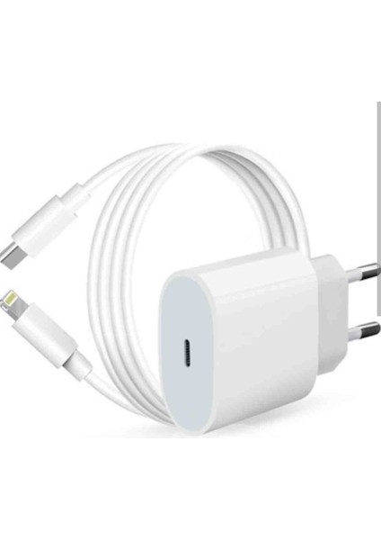 Iphone 20W Şarj Set 11/12/13/14 Pro ve Pro Max Uyumlu Hızlı Şarj Aleti