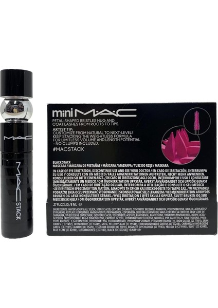 Mini Macstack Daha Uzun Daha Hacim Etkili Maskara (8ml) fırsatları