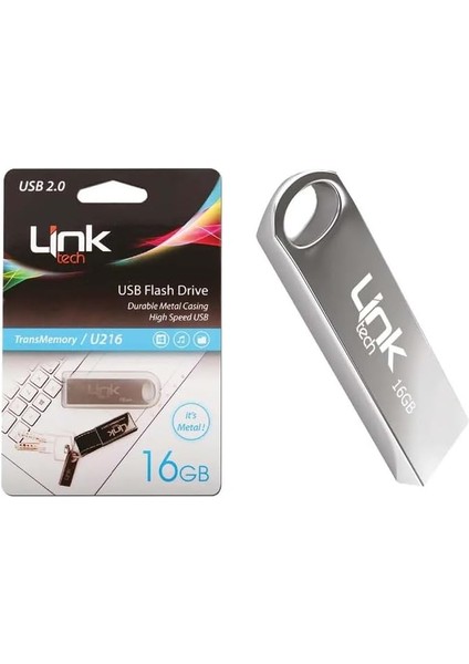 USB 3.0/2.0 U216 Ultra Metal 25MB/S 16GB USB Bellek (16, Gb)