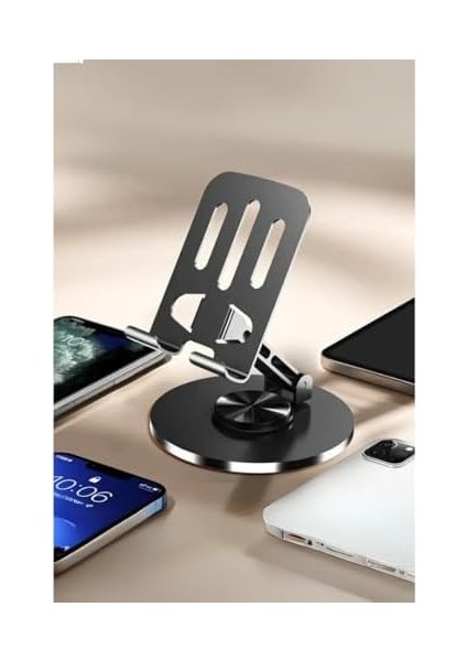 Masaüstü Telefon Tutucu Metal Katlanabilir 360° Ayarlanabilir Yükseklik ve Açı Ayarlı fiyatları
