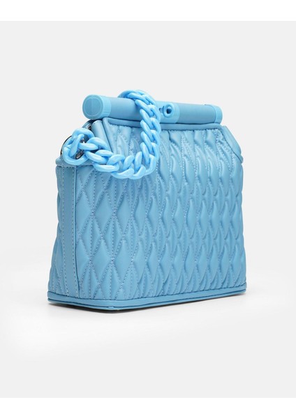 Bag Midnight Elegance Mavi Zincir Detaylı Suni Deri Kadın Kol ve Omuz Çantası fiyatları