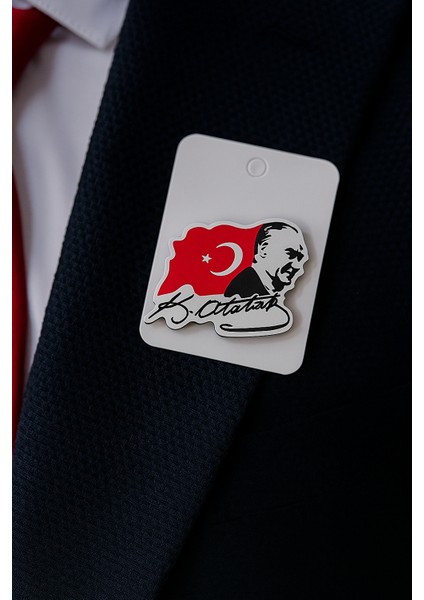 29 Ekim Atatürk Rozeti- Türk Bayraklı Yaka Rozeti, Cumhuriyet Bayramı Özel Tasarım fiyatları