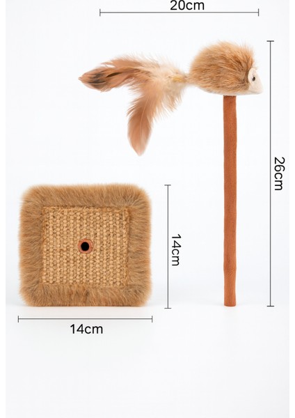 Kedi Tırmalama Tahtası Sesli Oyuncaklı Yapıda Casapetra fırsatları