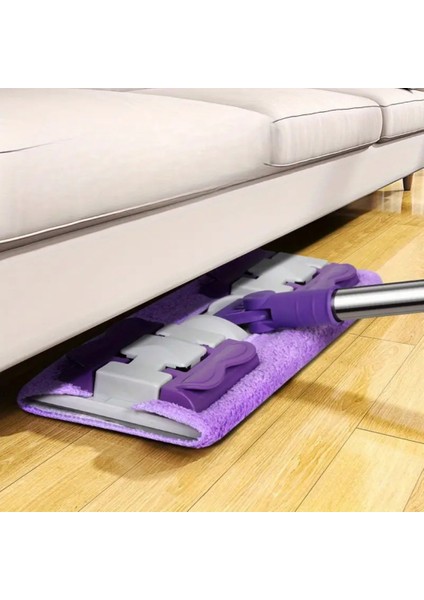 Mandallı Mop Seti – 360° Döner Başlıklı Zemin Temizleme Paspası + 1 Yedek Mop Bezi fırsatları
