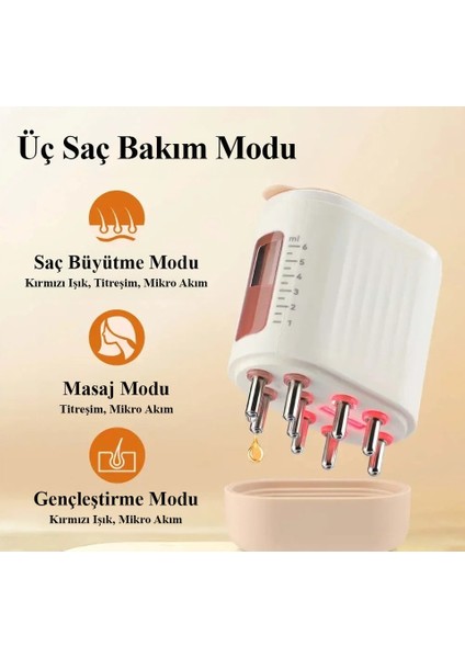 Aç Güçlendirme Dolgunlaştırma Cihazı Canlandırıcı Besleyici Dökülme Karşıtı Ems Fototerapi modelleri