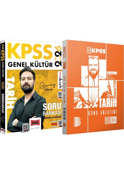 2026 Kpss Tarih Soru Bankası Tamamı Çözümlü Günay Göktaş - 2026 Kpss Tarih Konu Anlatımı