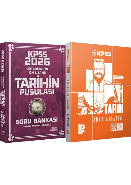 2026 Kpss Lise Ortaöğretim Ön Lisans Tarihin Pusulası Soru Bankası - 2026 Kpss Tarih Konu Anlatımı