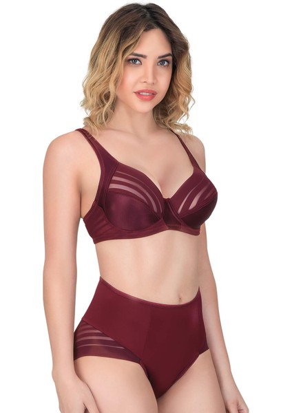 Bordo Mı Emay 177 D Toparlayıcı Sütyen Takım