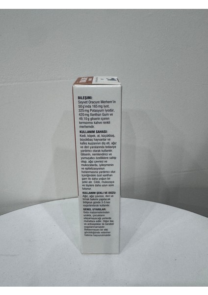 Oracure Merhem Deri ve Mukoza Bakım Ürünü 30G (Kedi ve Köpekler Için) fiyatları