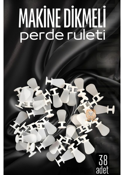 Makine Dikmeli Perde Düğmesi Perde Ruleti Perde Düğmesi 28 Adet 717965