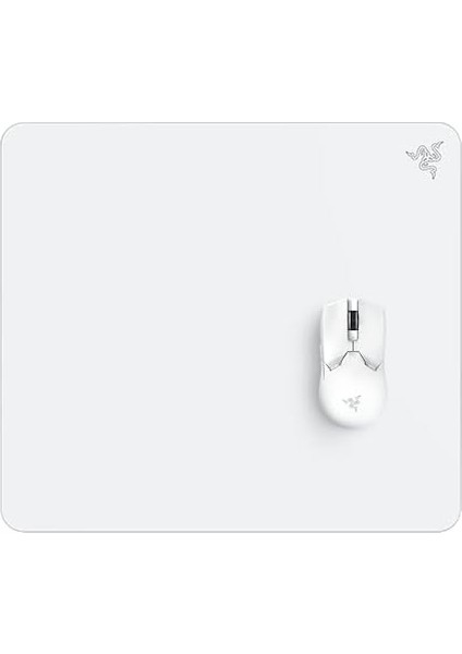 Atlas - Cam Fare Altlığı (Birinci Sınıf Temperli Cam, Ultra Pürüzsüz Yüzey, Mikro Kazınmış Yüzey, Kir ve Çizilmeye Dayanıklı, Daha Sessiz Fare Hareketleri, Kaymaz Kauçuk Taban) Beyaz modelleri