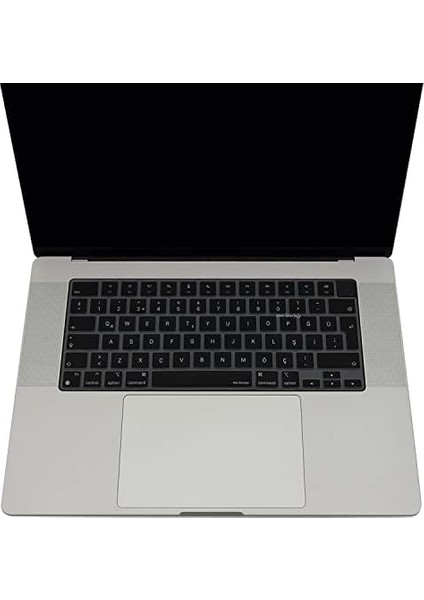 MacBook Türkçe‑q Klavye Koruyucu | Açık Pembe | Siyah| Şeffaf Silikon Kapak M1/m2/m3 Id Uyumlu - Toz, Dökülme ve Çizilmelere Karşı Koruma Siyah modelleri