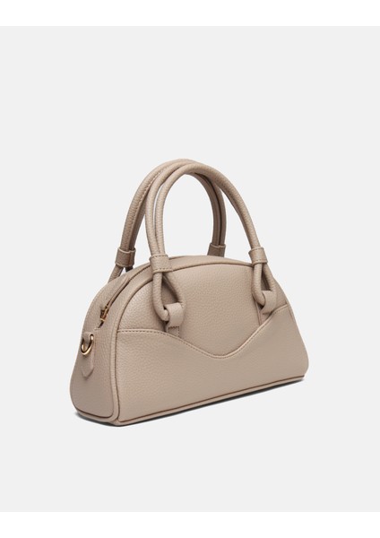 Bag Urban Knot Vizon Suni Deri Fermuarlı Çok Gözlü Kadın Kol ve Askılı Omuz Çantası fiyatları