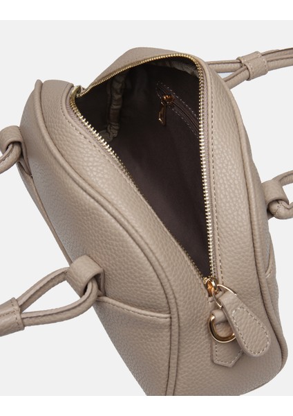 Bag Urban Knot Vizon Suni Deri Fermuarlı Çok Gözlü Kadın Kol ve Askılı Omuz Çantası fırsatları