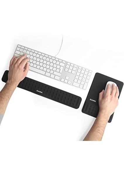 Dark Klavye + Mause Bilek Destekli Ergonomik Mousepad Set (440X55X17MM / 230X160X17MM) fiyatları