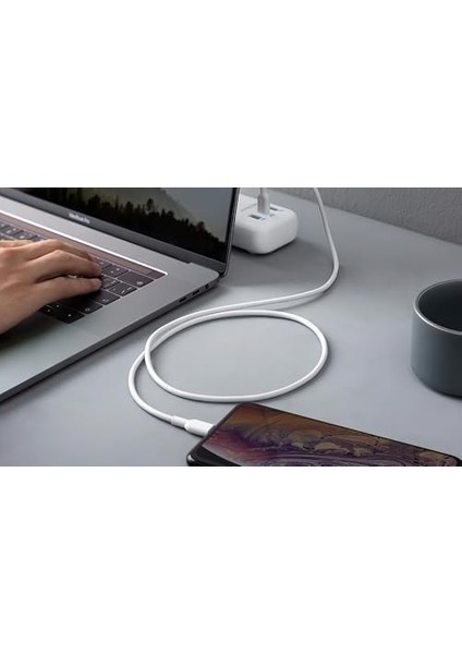 Usb-C'den Lightning'e Carplay Uyumlu Şarj ve Senkronizasyon Kablosu, 1m, /ipad/ipod Uyumlu, 1m, Beyaz, Evınto fiyatları