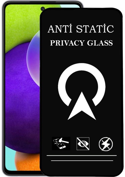 Kzy Iletişim Galaxy A52 ile Uyumlu Tam Kaplayan Anti Statik Görünmez Safir Ekran Koruyucu Hayalet Cam