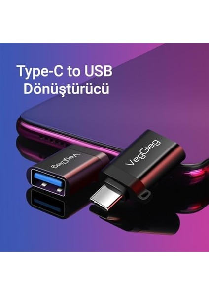 Type-C To USB 3.0 Çevirici Dönüştürücü Adaptör modelleri