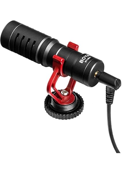 Boya By-Mm1 Pilsiz Kamera Üstü Çift Mikrofon,,, Kamera Uyumlu