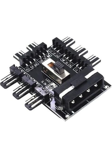 Plus PX-4336 3 Pin Girişli 8 Port Fan Çoklayıcı Kart fiyatları