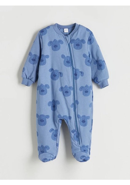 1.6 Tog Bisiklet Yaka Uzun Kollu Erkek Bebek Uyku Tulumu (W5)