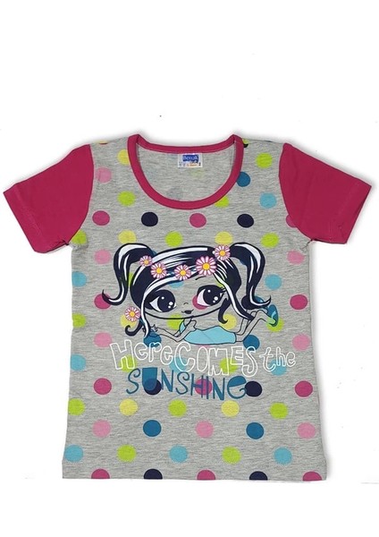 Kız Çocuk Kısa Kollu Pijama Takımı fiyatları